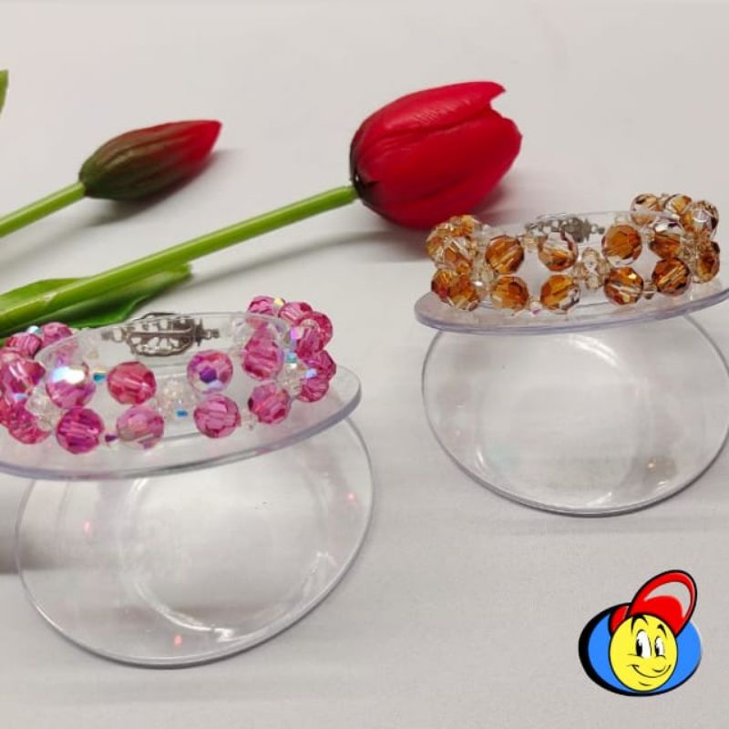 Gelang Kristal Swarovski AG013 Manik Kristal Swarovski Austria Original