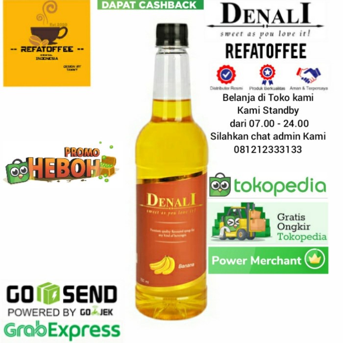 

BANANA SYRUP DENALI 750ML