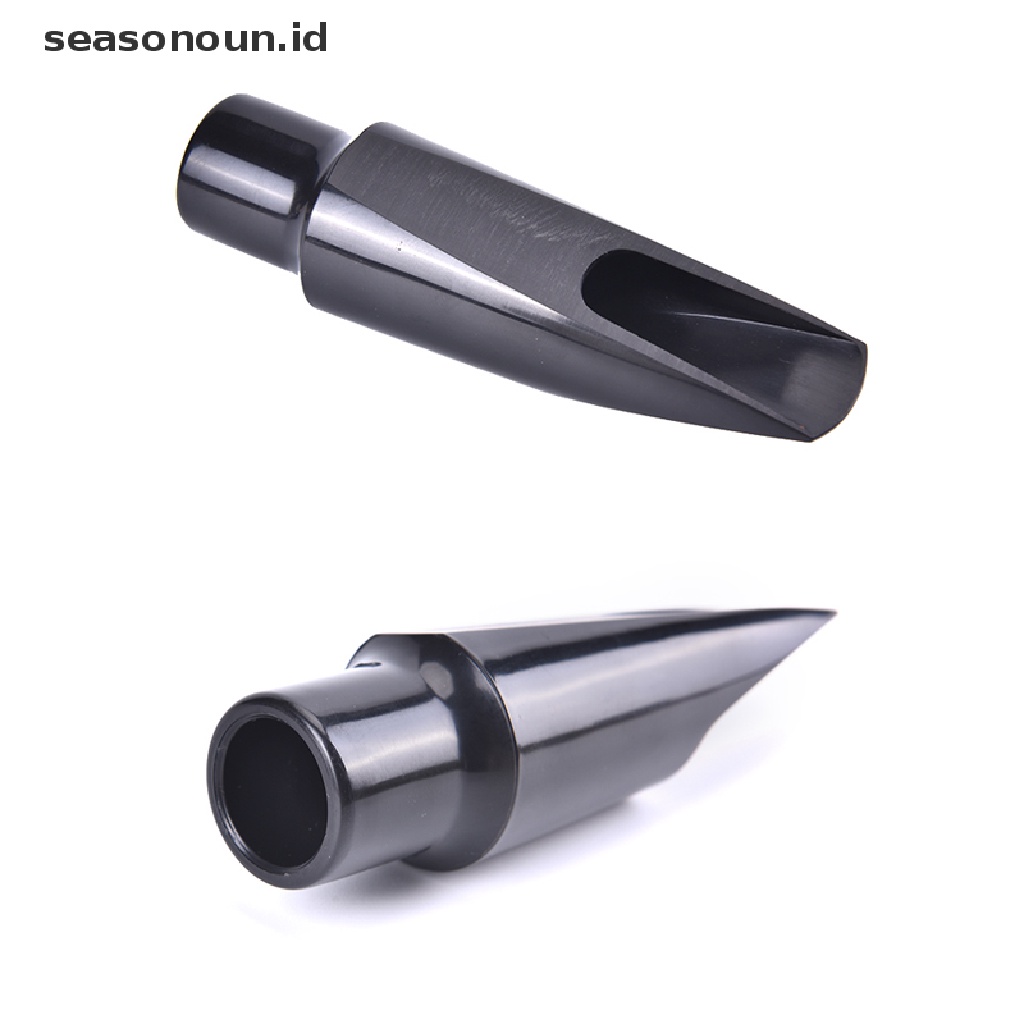 Mouthpiece Soprano / Tenor / Alto Saxophone Profesional Bahan Plastik ABS Warna Hitam