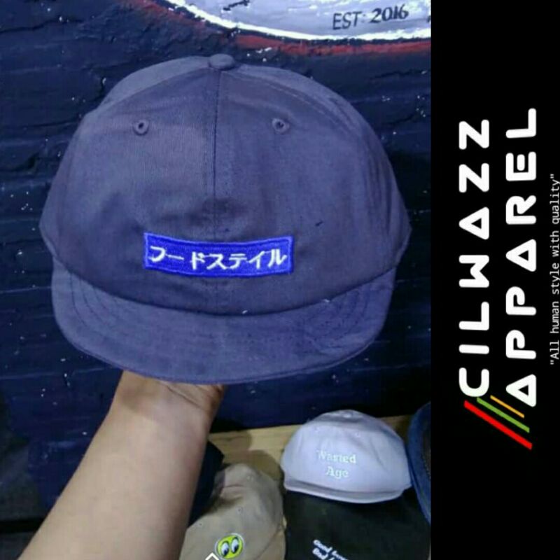 Topi pria caps snapback Topi shoort Visor pendek lidah pendek