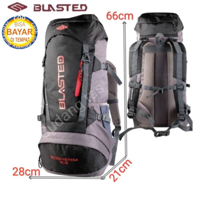 Tas gunung haiking tas outdoor blasted 7053