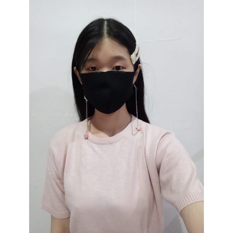 Kalung Gantungan Masker Strap Hanging Mask Korean Flower Charm Series Korea Bunga Rantai Multifungsi