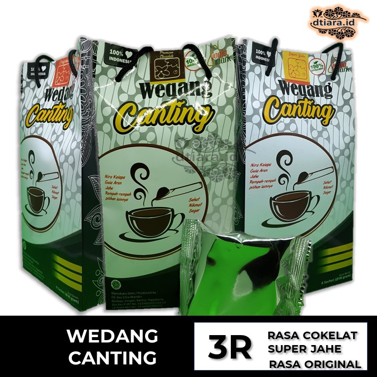 

Minuman Tradisional Wedang Canting Khas Jogja Isi 6 Sachet