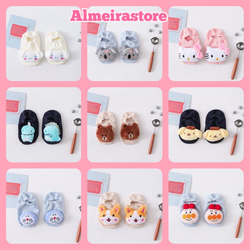 Kaos Kaki Bayi / Kaos Kaki Anak Bayi 3D Boneka Terbaru