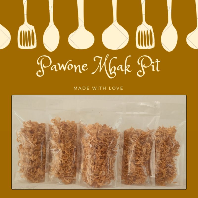 

Bawang goreng premium standing pouch || brambang goreng.