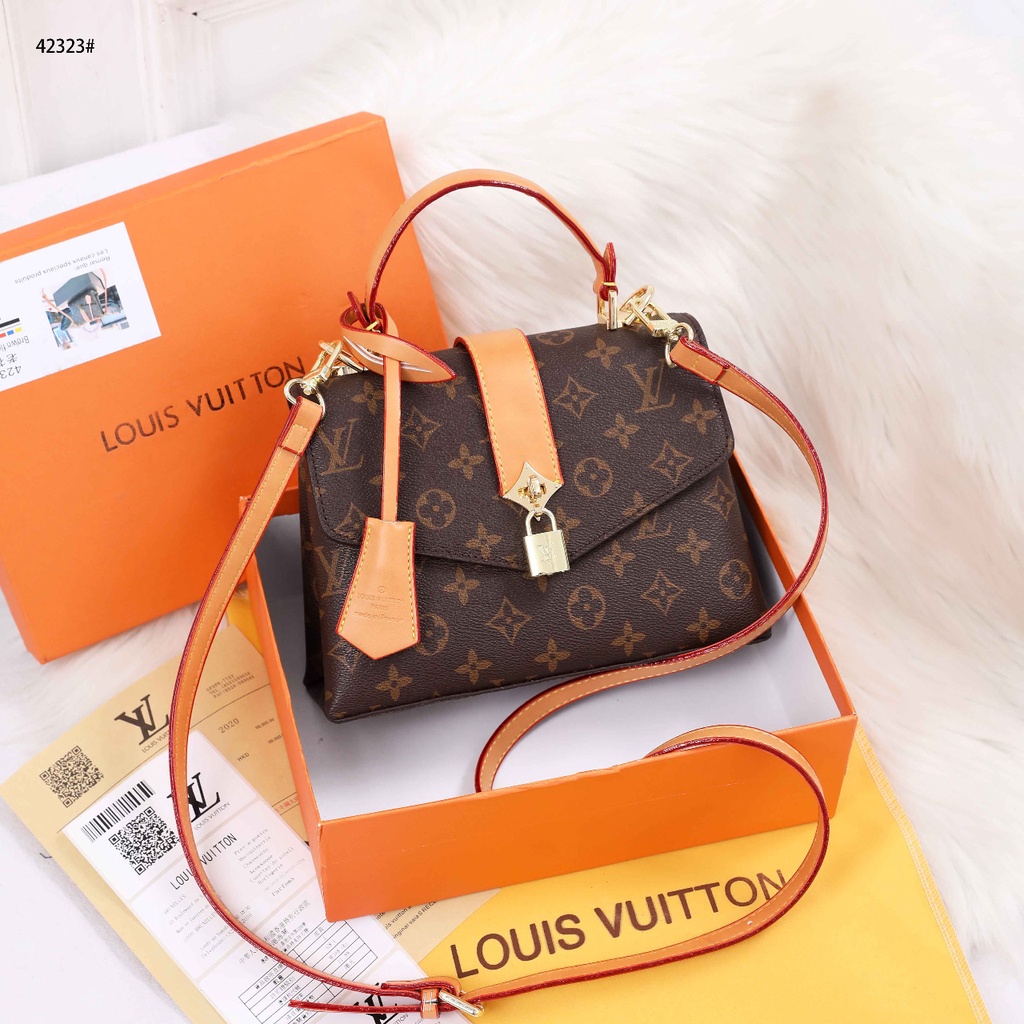 Louis Vuitton Top Handle Flap Bag in Monogram #42323