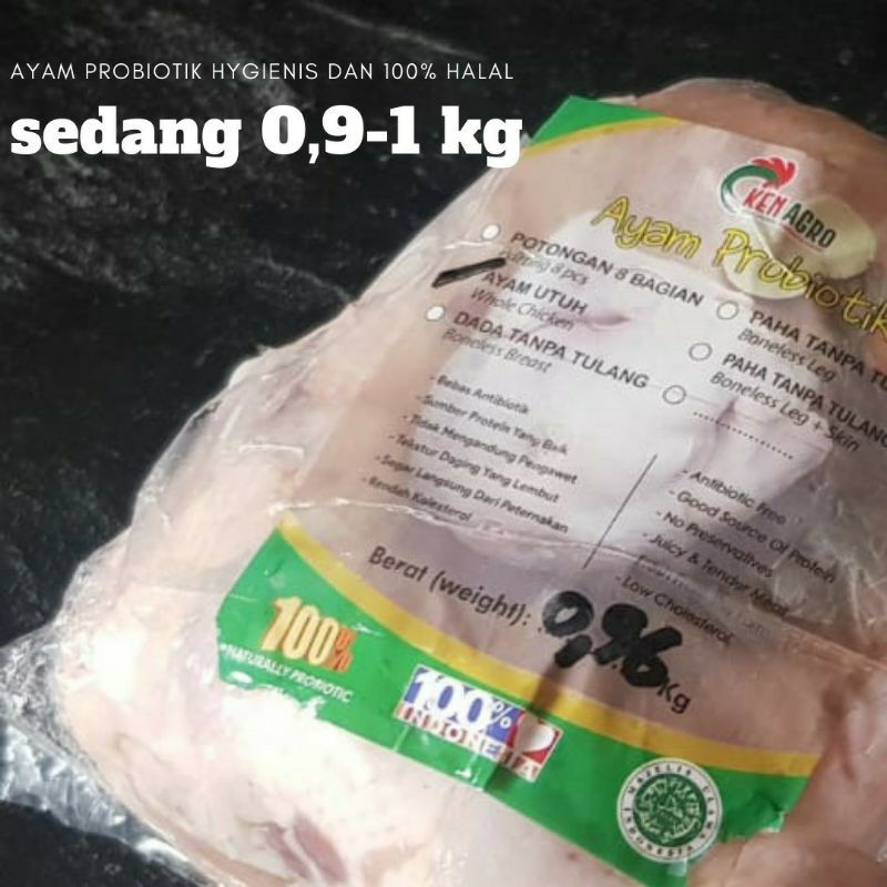 

Ayam Organik Probiotik Frozen