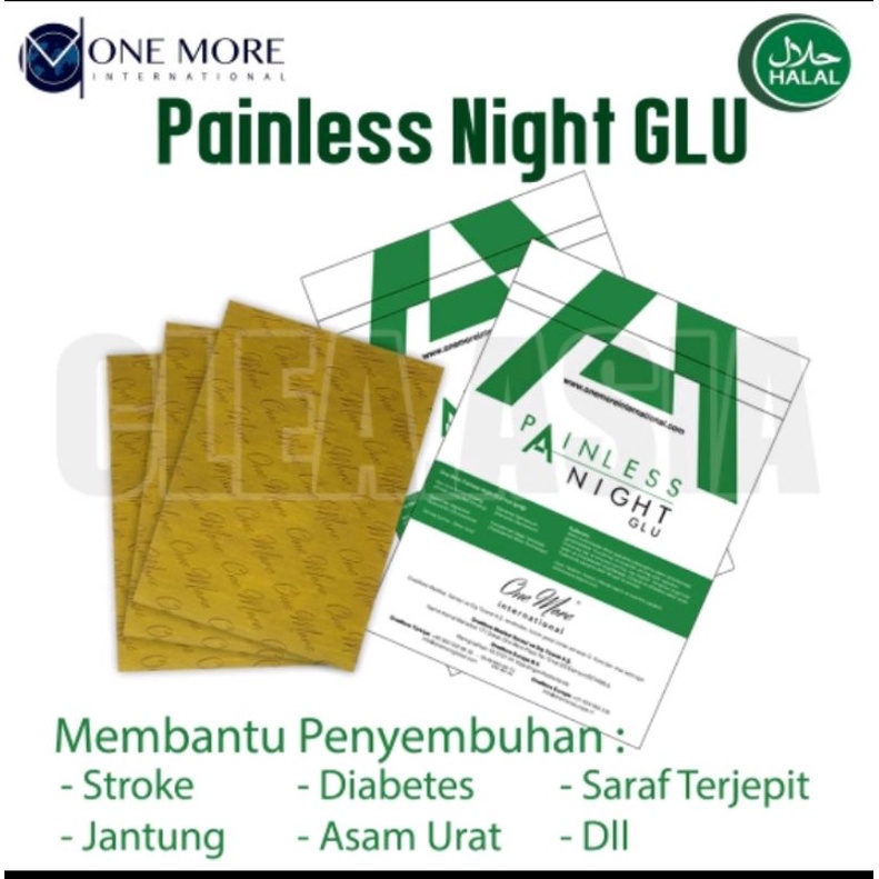 Painless night glue PNG ONEMORE produk Turki isi 25 lembar