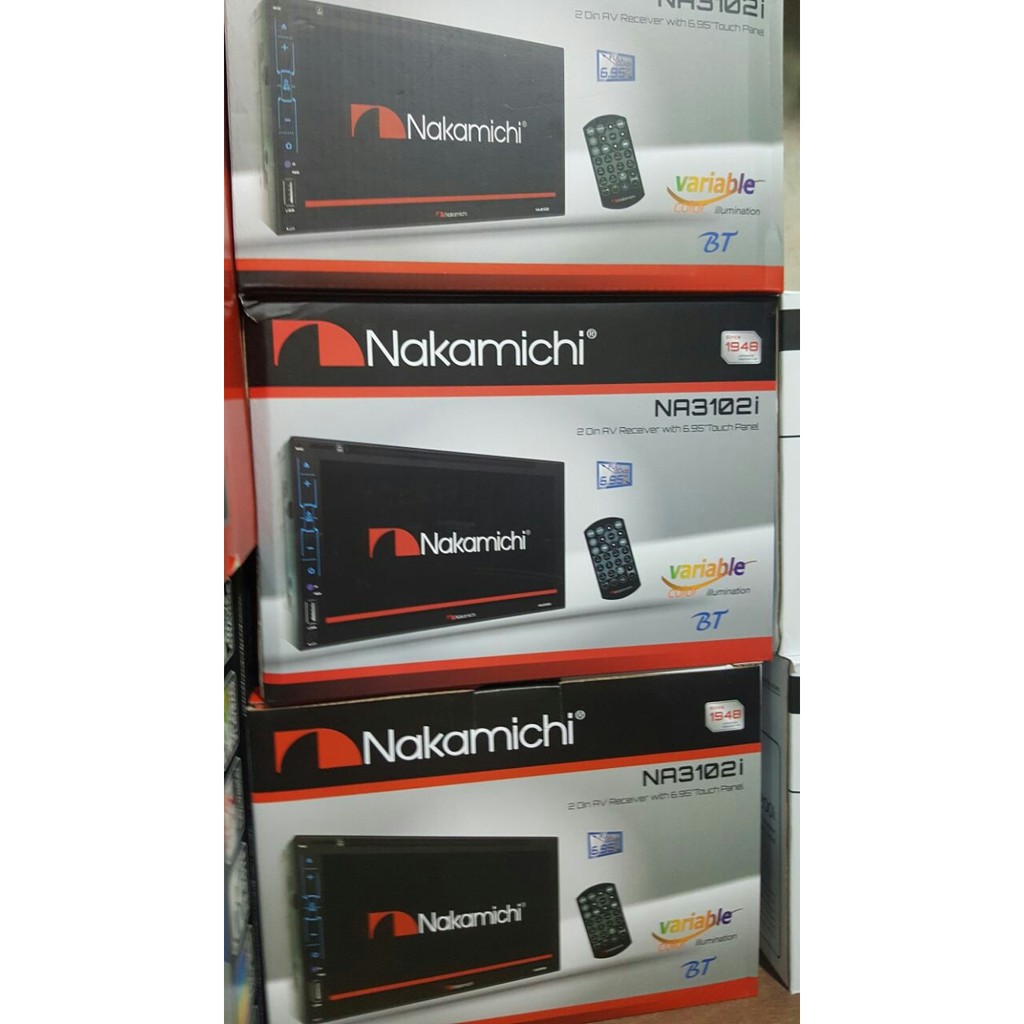 tv mobil calya sigra innova/dvd doubledin nakamichi 3102i