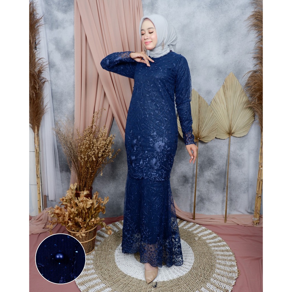 GAMIS KAJOL TULLE VARIASI PAYET CANTIK/GAMIS MEWAH/GAMIS PESTA/GAMIS TERBARU/WARNA SILFER/GOLD/NAVY