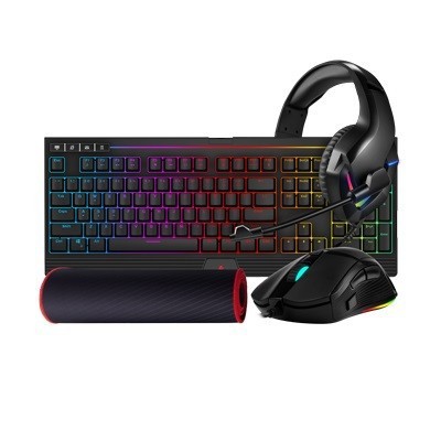 1STPLAYER Gaming DK9.0 Fire Dancing Kit Keyboard + Mouse + Headset