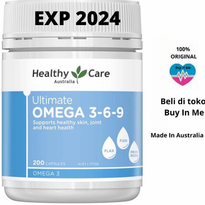 Healthy Care Ultimate Omega 369 ISI 200caps - HEALTHY CARE 369 .