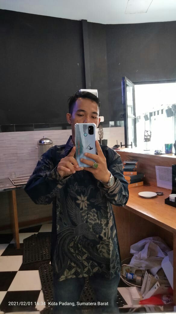 Hem Baju Seragam Kantor Kemeja Batik Pria Lengan Panjang Premium Katun Furing Motif Kamajaya