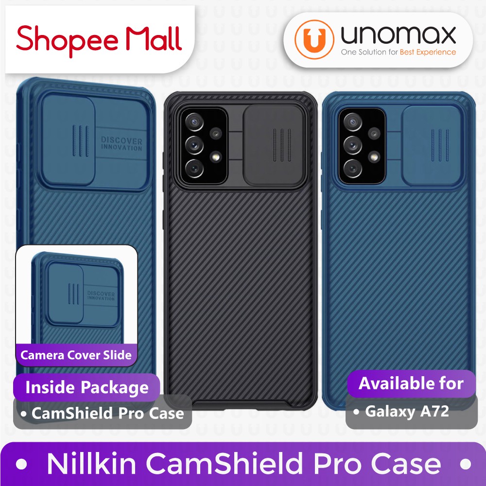 Case Samsung Galaxy A72 Nillkin CamShield Pro Camera Cover Slide Casing