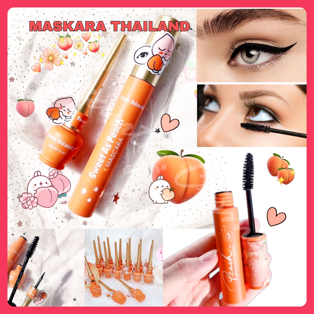Viral Maskara dan Eyeliner Kiss beauty waterproof