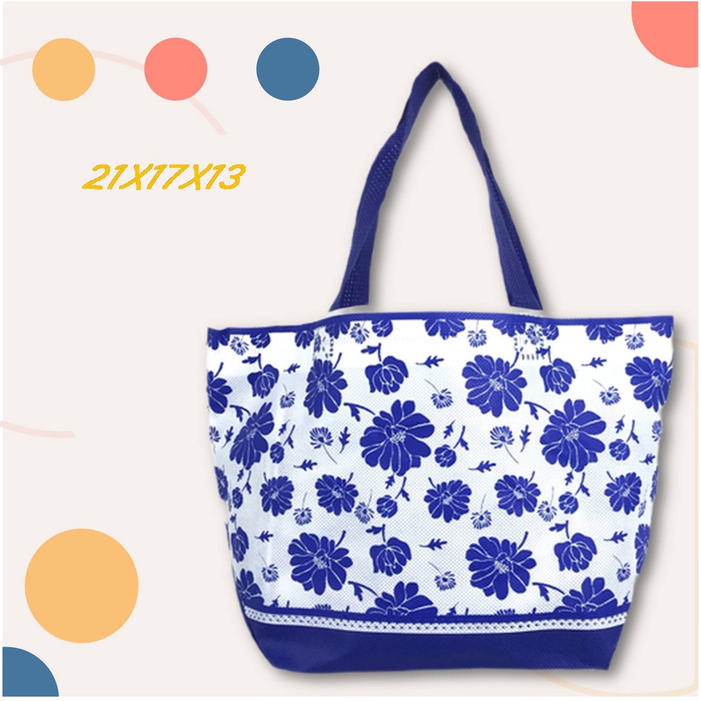 

Tas Spunbon Goodie Bag HSL SBLN 21x17x13 V 075 PW FLOWER MN