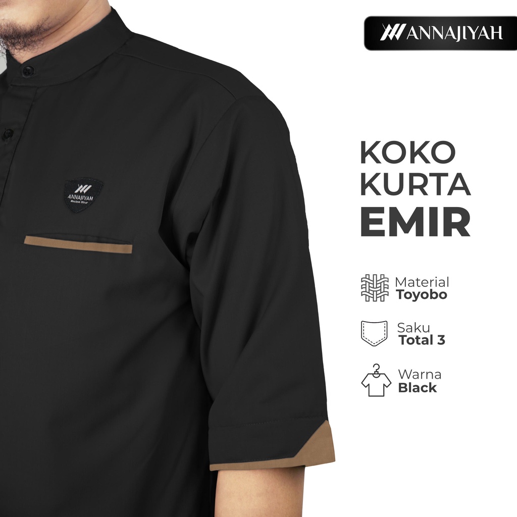 Koko Kurta EMIR Kemko Baju Muslim Annajiyah