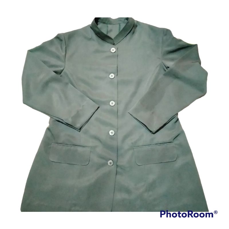 SERAGAM HIJAU WANITA TANGAN PANJANG PENGADILAN MAHKAMAH AGUNG