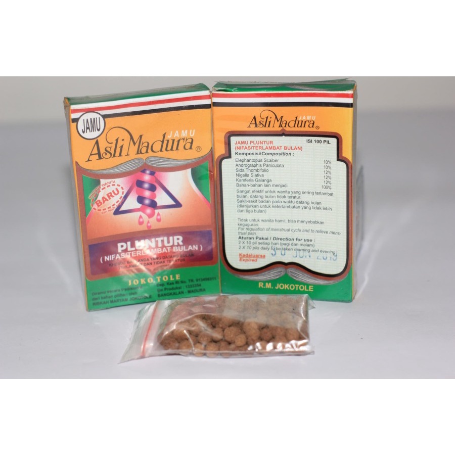 JAMU PLUNTUR ASLI MADURA JOKOTOLE PIL