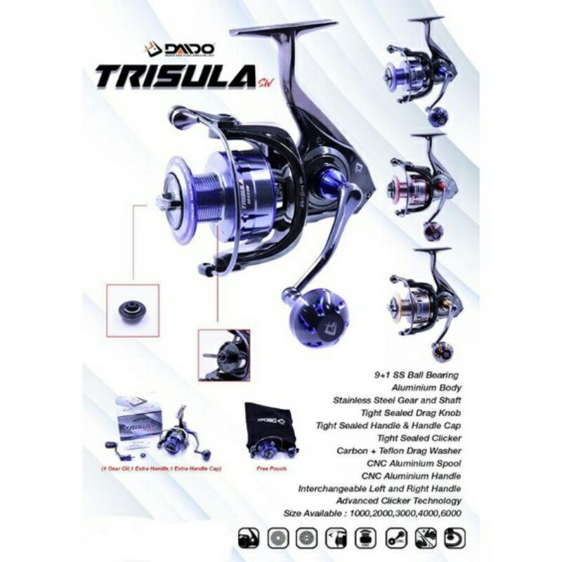 Reel Power Handle Daido Trisula 1000 SW Pro Series