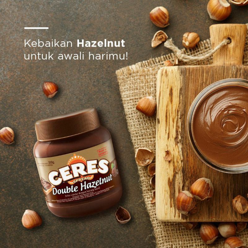 

ceres choco hazelnut milk double hazelnut 350 gram