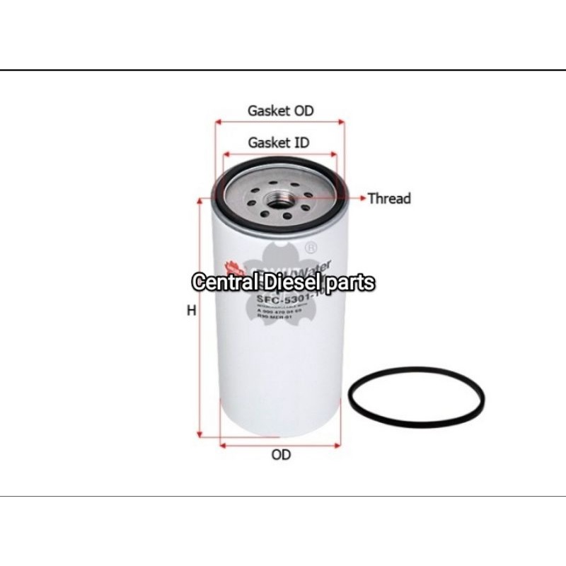 Fuel Filter Solar 1110683 53C0574 SFC-5301-10 SFC5301-10 Sakura