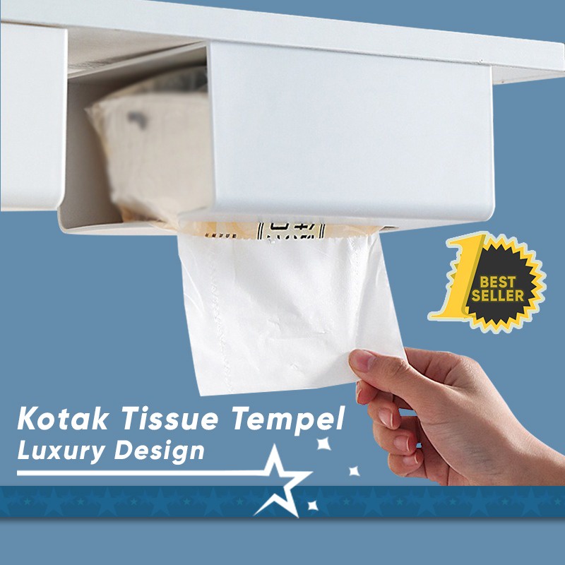 Kotak Tissue - Tempat Penyimpanan Tisu Bisa Di Tempel Dimana Saja