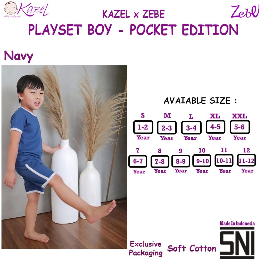 Harga AMBYAR Setelan 0-12 Tahun Kazel Playset Boy - Pocket Edition 1 Trinity CBKS SO