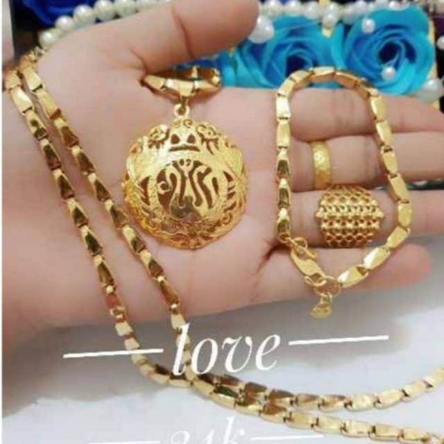 Xuping set Perhiasan padi 24k 11122