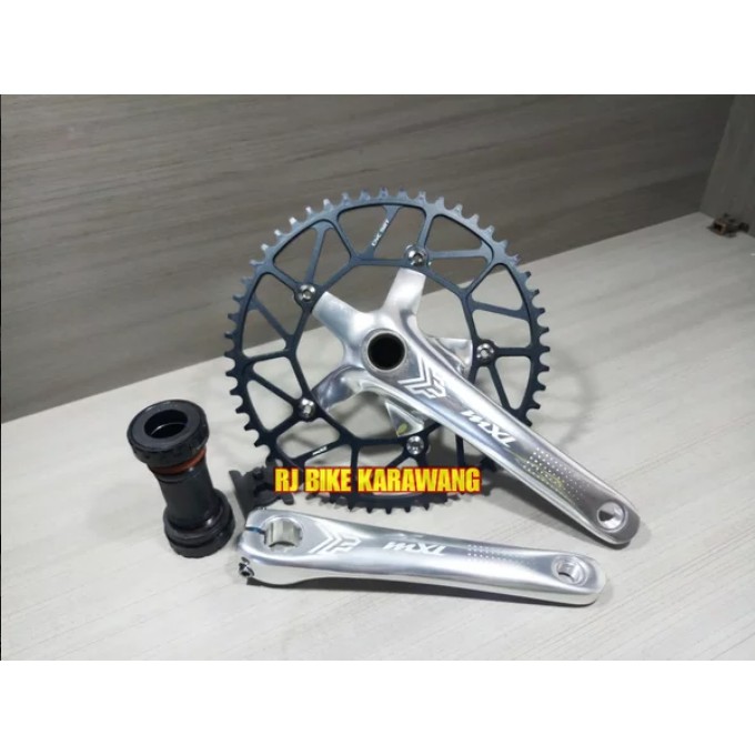 Crank Crankset Folding MXL 52T HT2 Panjang 170mm BCD 130