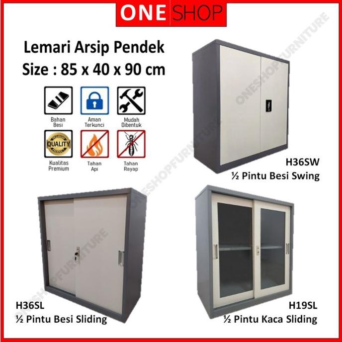 

Office & Stationery | Document Organizer | Lemari Arsip Kantor Pendek Setengah Tinggi Lemari Besi Kantor Pendek | Best Seller