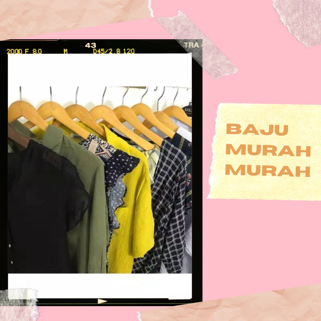 Paket Usaha/Grosir Baju Atasan Blouse Wanita Murah & Terbaru (45.000 dapat 5)