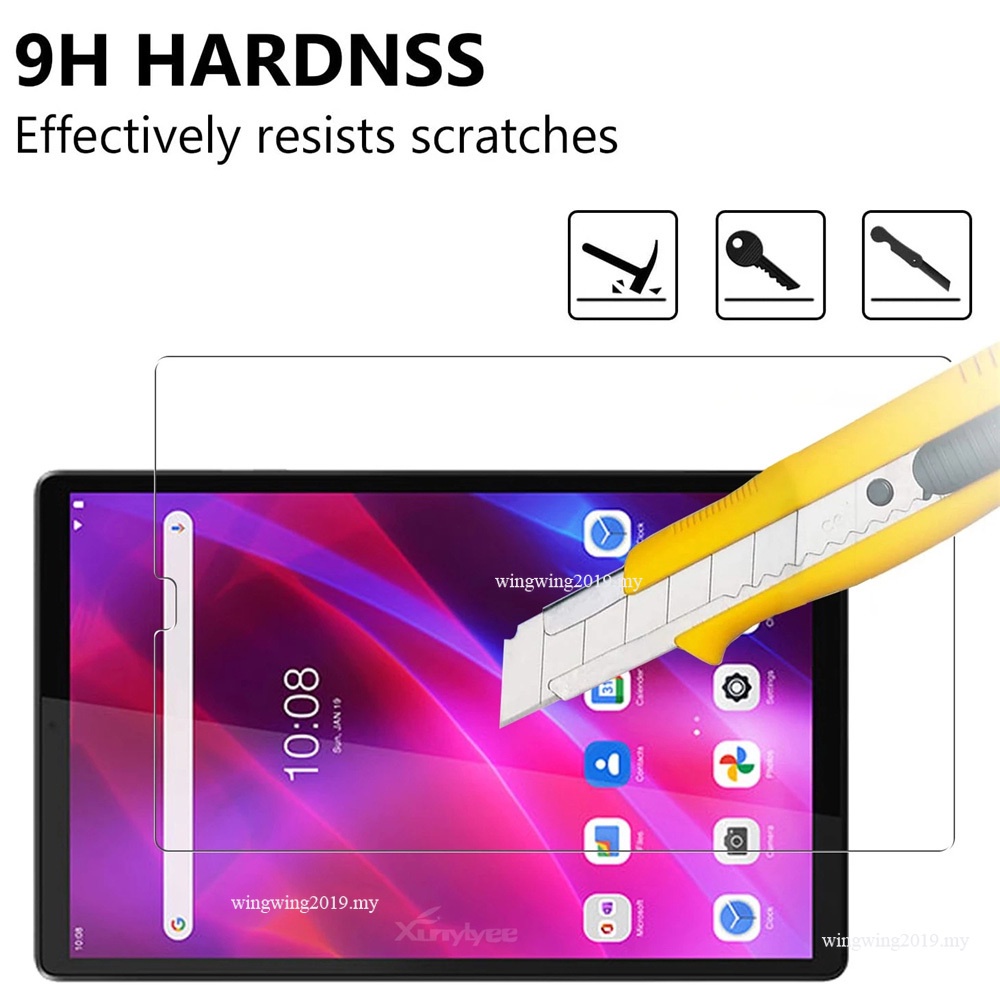 (2 Pak) Pelindung Layar Tempered Glass Untuk Lenovo Tab K10 10.3 2021 TB-X6C6F TB-X6X TB-X6C6NBF