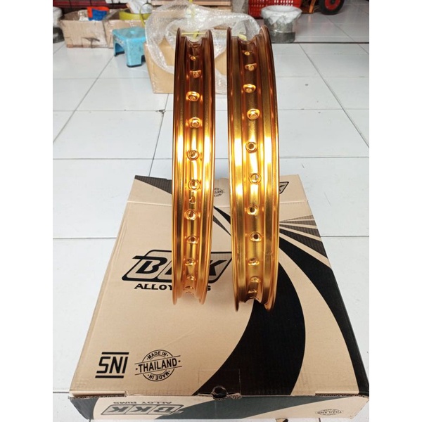 VELG PELEK RUJI BKK WX 140/160 ring 17 gold originalthailand