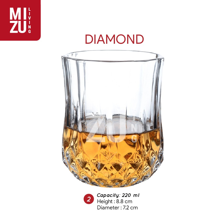 HAKUGARA Whiskey Glass Gelas Kaca Whisky On The Rocks Gelas Air Minum-3