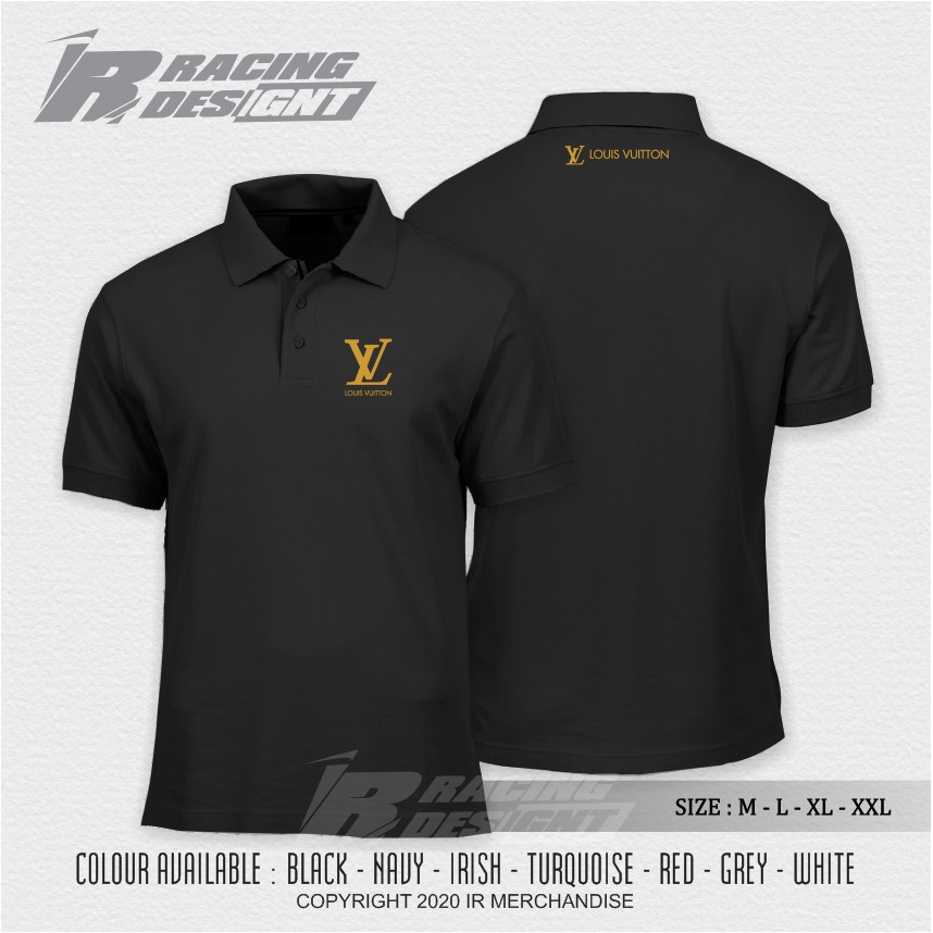 Poloshirt / Kaos Kerah Polo Louis Vuiiton LV Simple Terbaru Kualitas Distro -IR Merch -BL