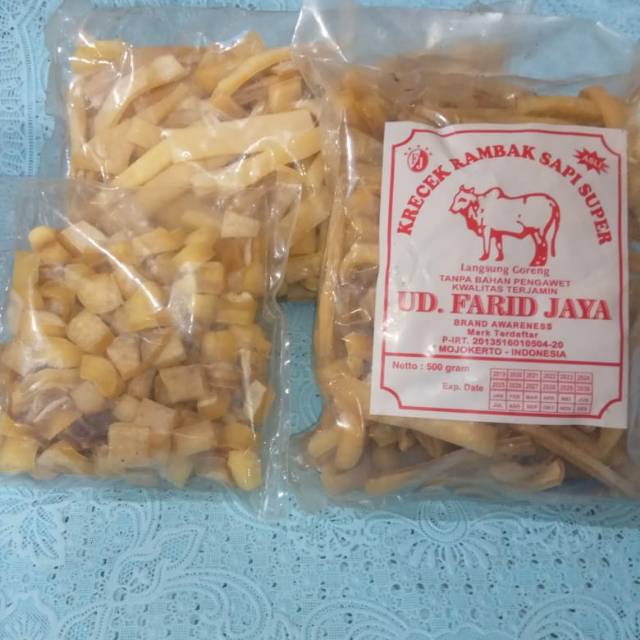 

kerupuk rambak krecek sapi super