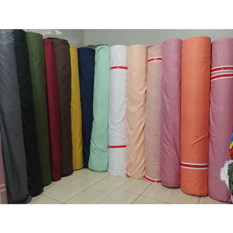 kain bahan sprei meteran embos lebar 240cm