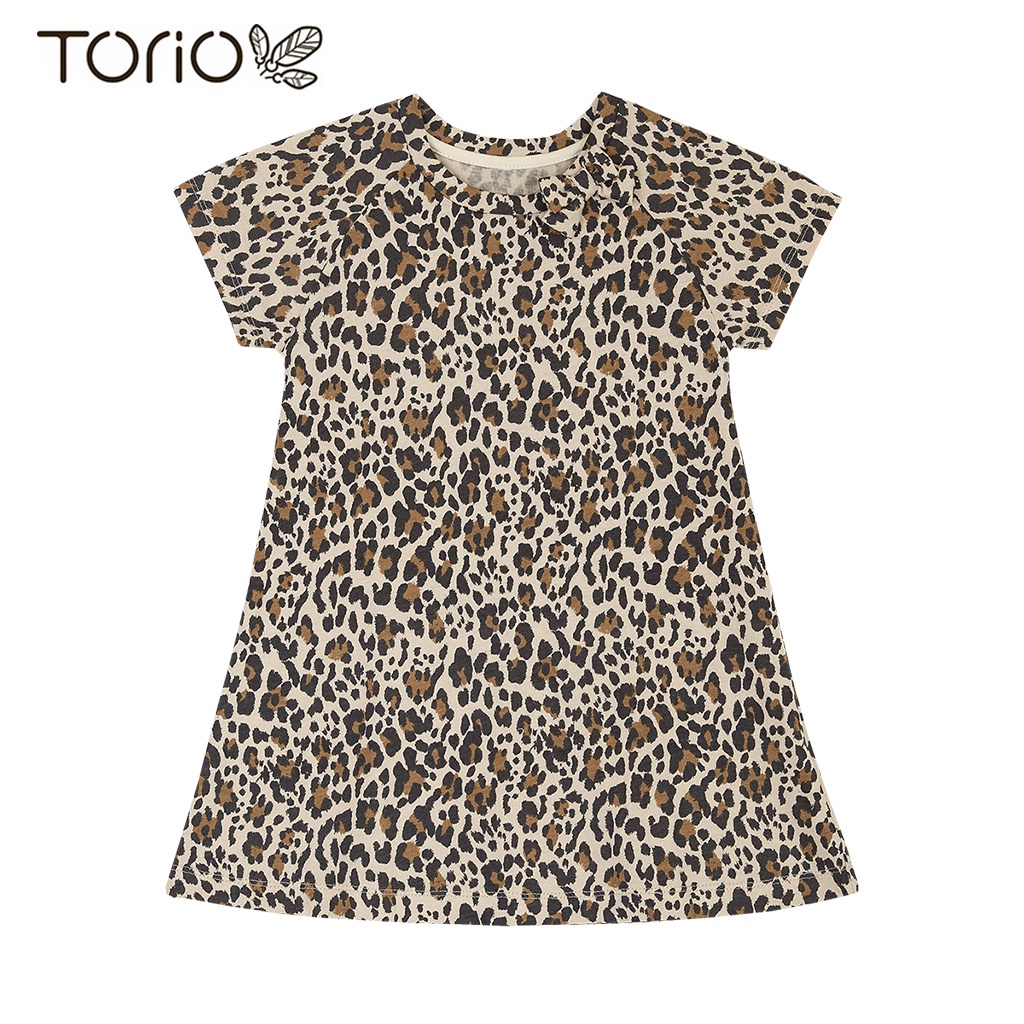 TORIO Basic Dress Leopard - Pakaian Anak Perempuan - Dress Anak