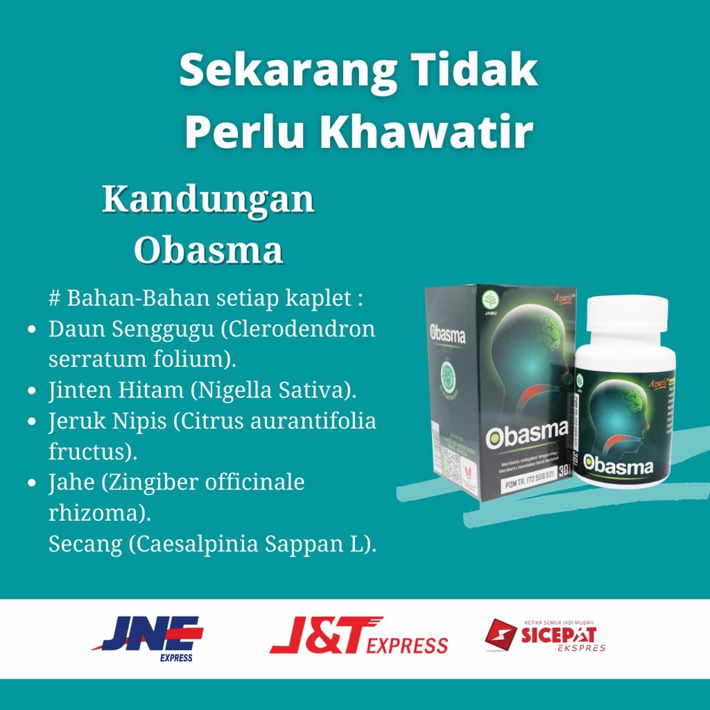 Obasma Obat Herbal Gurah Batuk Asma BPOM