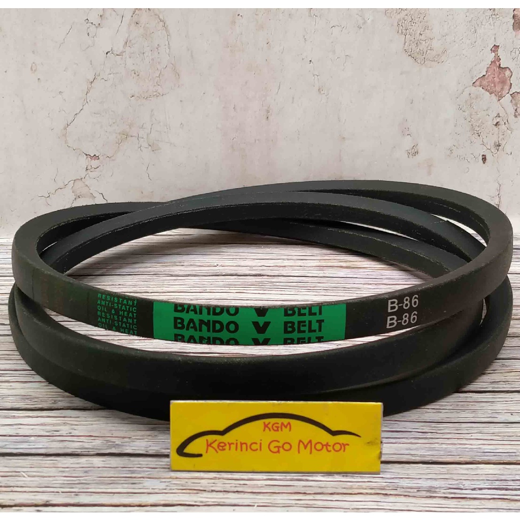 BANDO VAN BELT B-86 V BELT TALI KIPAS B86 FAN BELT VANBELT POLOS B-86