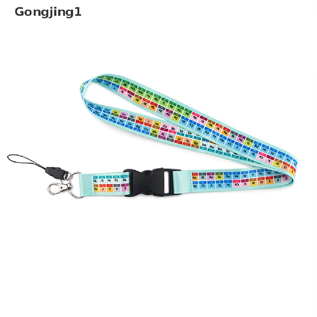 Gongjing1 Tali Lanyard Gantungan Kunci / Handphone / Tabel Periodik Kimia