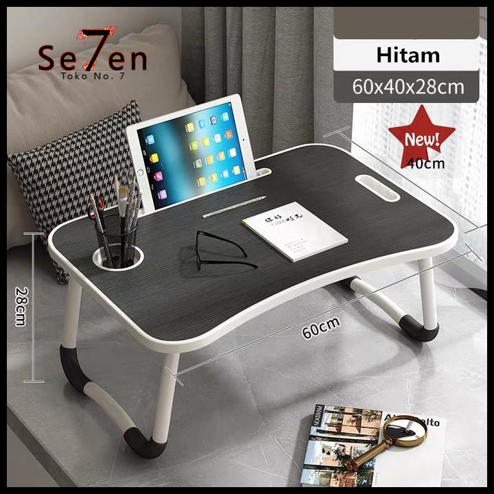 Meja Lipat/Meja Laptop/Meja Lipat Anak/Meja Lipat Laptop - Hitam