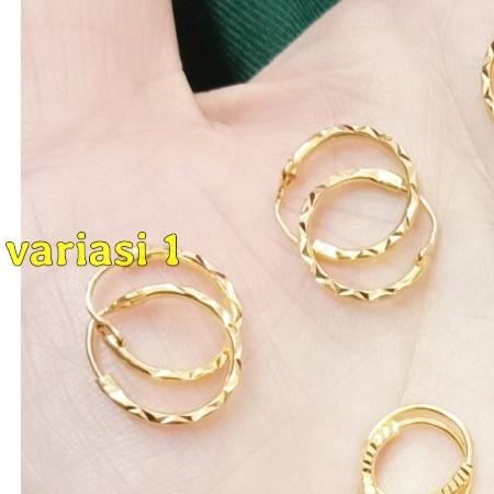 PROMO Anting emas 700 anak dan bayi 1/2 gram
