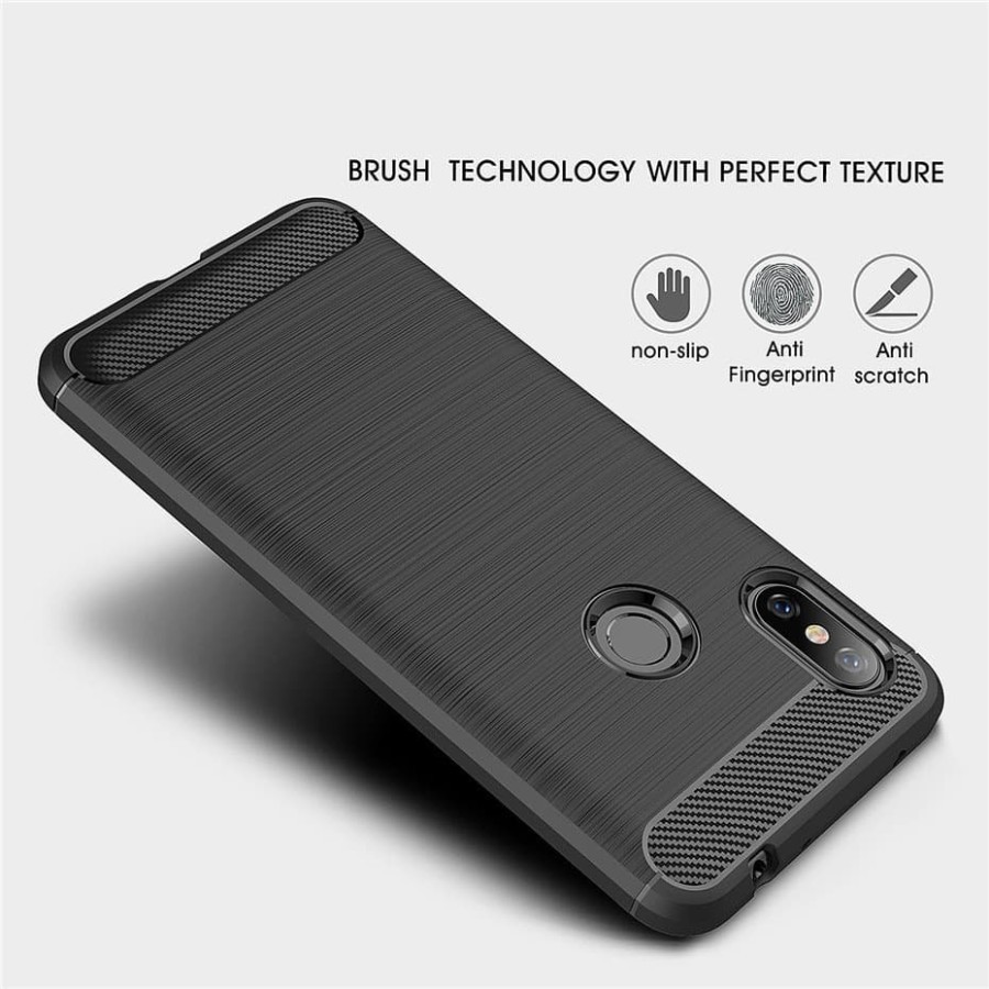 XIAOMI REDMI NOTE 5 5 PRO  Silicon Carbon Slim Fit Soft Case Premium