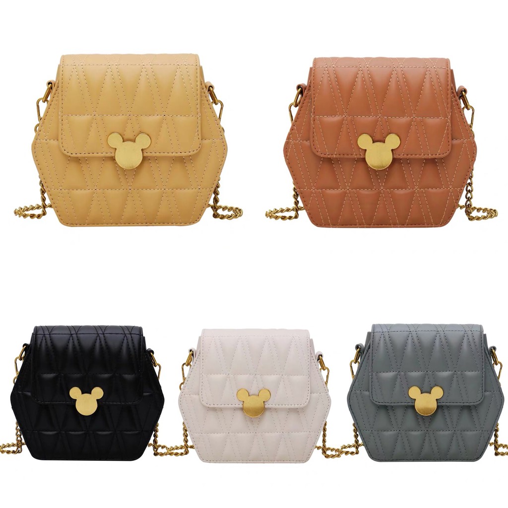 NRETRO - slingbag mickey persegi basic TAS87 KRNJG