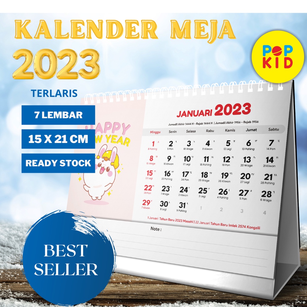 PROMO KALENDER MEJA 2024 SERI KARTUN - KALENDER DUDUK BEST SELLER