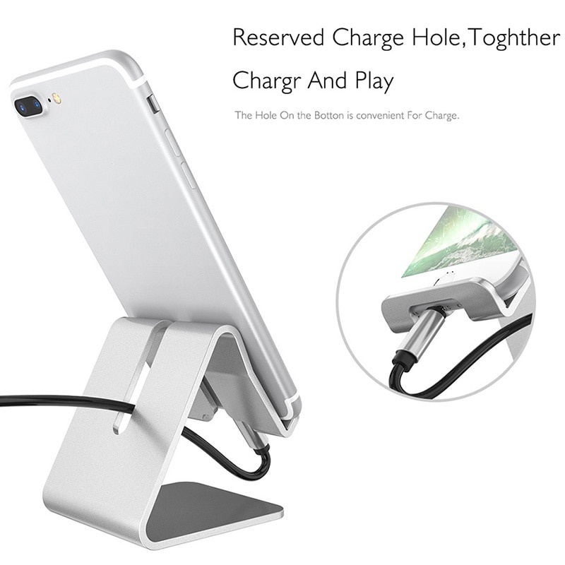 2021 Phone Holder Stand Mobile Smartphone Support Tablet Stand for IPhone Desk Cell Phone Holder Stand Portable Mobile Holder