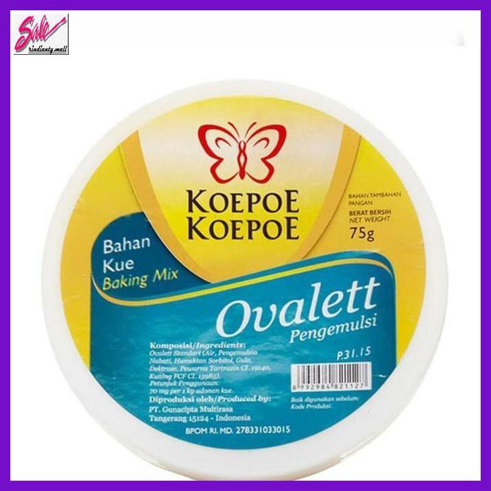 

DERPOWBAKING- KOEPOE KOEPOE OVALETT 75 GRAM -ASLIII.