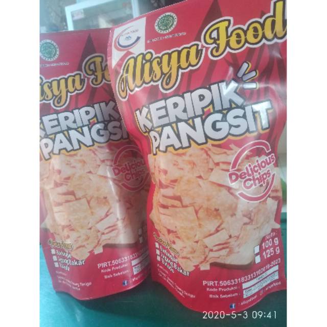 

Keripik pangsit balado
